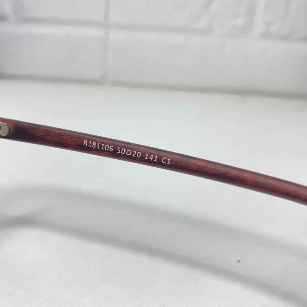 Firmoo R181106 C18 Black Horn Oversize Round Eyeglasses Frames 50-20 141‎ 2746
